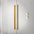 Створка душевой двери Furo Gold KDJ  672Lx2000 золото/прозрачное 10104672-09-01L[lang|ua]Створка душових дверей Furo Gold KDJ 672Lx2000 золото/прозоре 10104672-09-01L