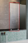 Шторка на ванну Furo PND II двери 638Rx1500 хром/прозрачное[lang|ua]Шторка на ванну Furo PND II двері 638Rx1500 хром/прозоре