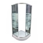 Душевая кабина Aquaform NIGRA 90 с поддоном, стекло Lines (115-06703-918)
