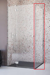 Боковая стенка Torrenta S1 1000x1950 хром/прозрачная[lang|ua]Бокова стінка Torrenta S1 1000x1950 хром/прозоре