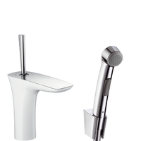 HANSGROHE PuraVida Смеситель для раковины, однорычажный, с гигиеническим душем 15275400