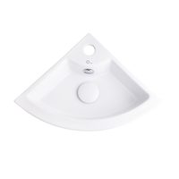 Раковина Qtap Kiwi 435х310х125 White с донным клапаном QT0911K184AW