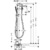 HANSGROHE Metris Смеситель для ванны, напольный 31471000