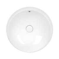 Раковина Qtap Jay 475х475х200 White с донным клапаном QT0711K305W