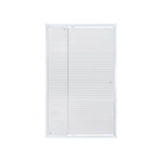 Душевая дверь в нишу Qtap Pisces WHI2011-12.CP5 110-120x185 см, стекло Pattern 5 мм