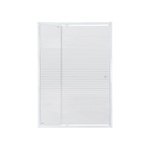 Душевая дверь в нишу Qtap Pisces WHI2013-14.CP5 130-140x185 см, стекло Pattern 5 мм