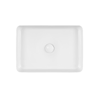 Раковина-чаша Qtap Tern 500х350х145 White с донным клапаном QT1711A055W