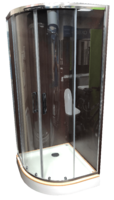 Душевая кабина Veronis KN-3-100 PREMIUM с поддоном 100х100х204 прозрачное стекло[lang|ua]Душова кабіна Veronis KN-3-100 PREMIUM з піддоном 100х100х204 прозоре скло