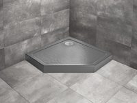 Душовий піддон Doros PT Compact 90x90 Stone антрацит