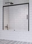 Шторка на ванну Idea Black PN DWJ 1800Rx1500 чорний/прозоре