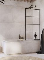 Шторка на ванну Idea Black PNJ Factory 500x1500 чорний/factory