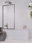 Шторка на ванну Idea Black PNJ Frame 500x1500 чорний/frame