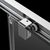 Бокова стінка Premium Plus S 1000x1900 хром/коричневе