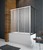 Шторка на ванну Vesta DWD 1500x1500 хром/прозоре