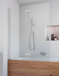 Шторка на ванну Essenza New PND 1200Rx1500 хром/прозоре